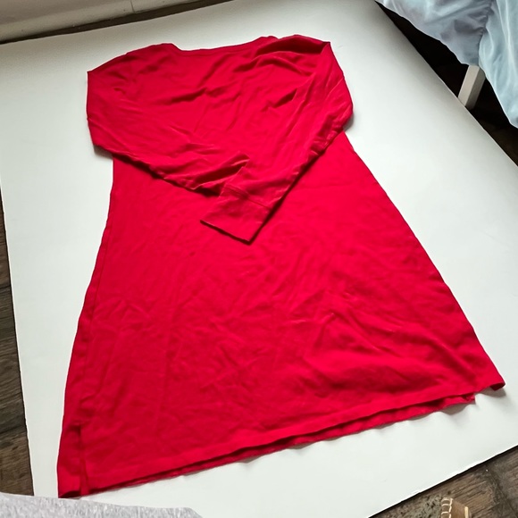 🩷VICTORIA SECRET LONG SLEEVE DRESS PAJAMAS RED SPARKLE SIZE SMALL COZY LOUNGE - Picture 13 of 13